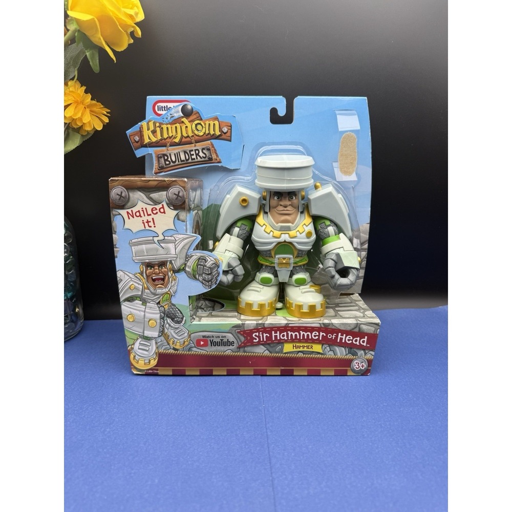 Little Tikes Kingdom Builders Sir Hammer‎ of Head Action Figure Toy NEW Sealed